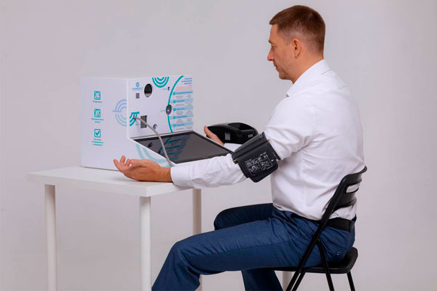 Аппаратный комплекс "Телемедтест" для дистанционных мед. осмотров